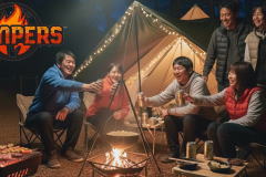 �P���Q���̎�Ԃ�ŃL�����v���v����